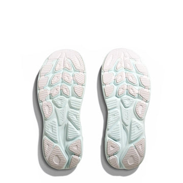 Hoka Womens Clifton 10 Trainer White / Cielo Blue - Parasol Store