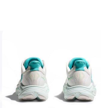 Hoka Womens Clifton 10 Trainer White / Cielo Blue - Parasol Store