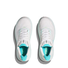 Hoka Womens Clifton 10 Trainer White / Cielo Blue - Parasol Store