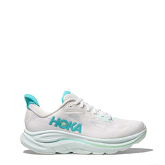 Hoka Womens Clifton 10 Trainer White / Cielo Blue - Parasol Store