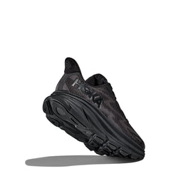 Hoka Womens Clifton 9 Trainer Black / Black - Parasol Store