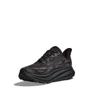 Hoka Womens Clifton 9 Trainer Black / Black - Parasol Store