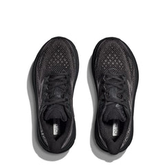 Hoka Womens Clifton 9 Trainer Black / Black - Parasol Store