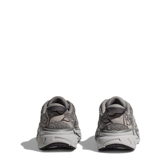 Hoka Womens Elite Terrain System Clifton L Suede TP Trainer Galactic Grey / Satellite Grey - Parasol Store