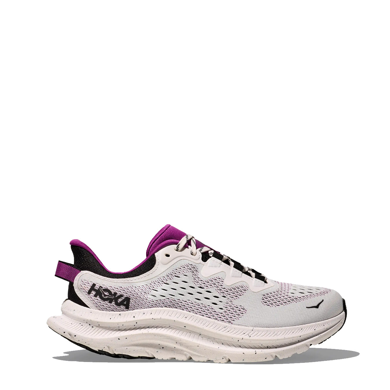 Hoka Womens Kawana 2 Trainer White / Wildflower - Parasol Store