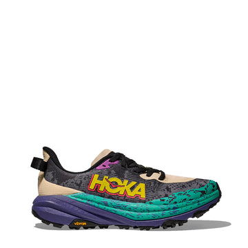 Hoka Womens Speedgoat 6 Trainer Oatmeal / Mountain Iris - Parasol Store