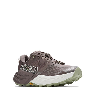 Hoka Womens Speedgoat 7 GTX Trainer Pebble Grey / Alabaster