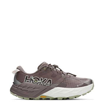 Hoka Womens Speedgoat 7 GTX Trainer Pebble Grey / Alabaster