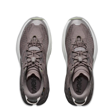 Hoka Womens Speedgoat 7 GTX Trainer Pebble Grey / Alabaster