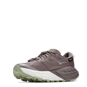 Hoka Womens Speedgoat 7 GTX Trainer Pebble Grey / Alabaster