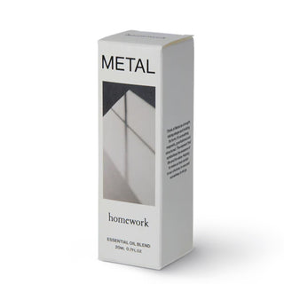 Homework Metal Essential Oil Blend - Parasol Store