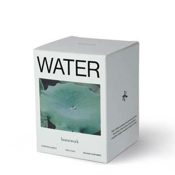Homework Water Candle 180g - Parasol Store