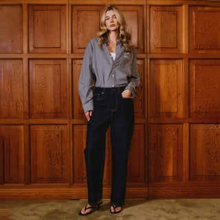 House of Sunny 13 Oz Straight Leg Denim Indigo - Parasol Store