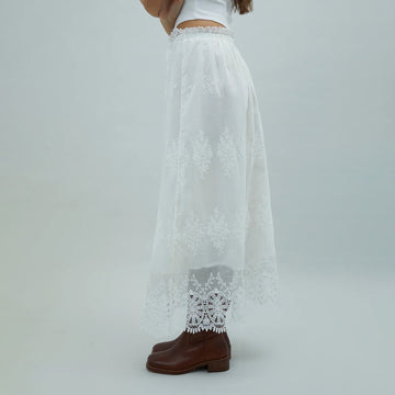 House of Sunny Blossom Skirt Ivory