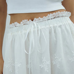 House of Sunny Blossom Skirt Ivory