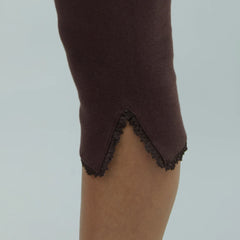 House of Sunny Classic Capri Pants Coffee