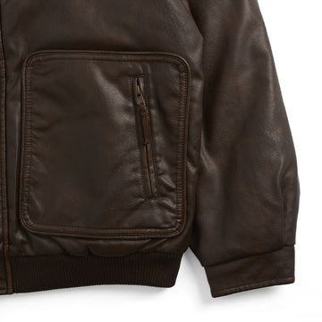 House of Sunny Cruise Flight Jacket Brown