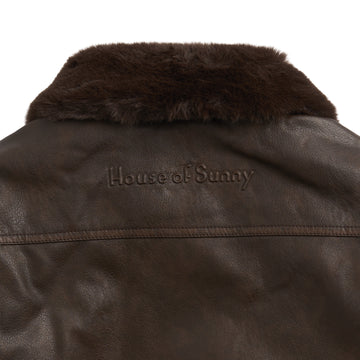 House of Sunny Cruise Flight Jacket Brown