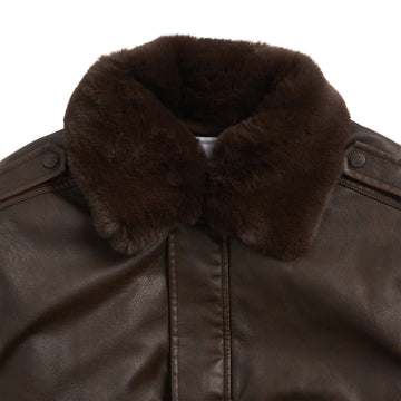House of Sunny Cruise Flight Jacket Brown