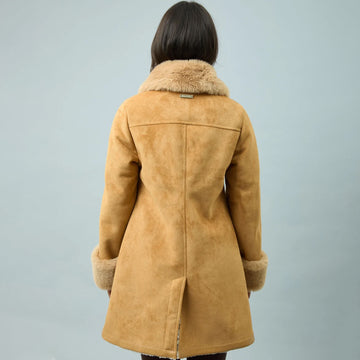 House of Sunny Womens Dolly Coat Sand Beige