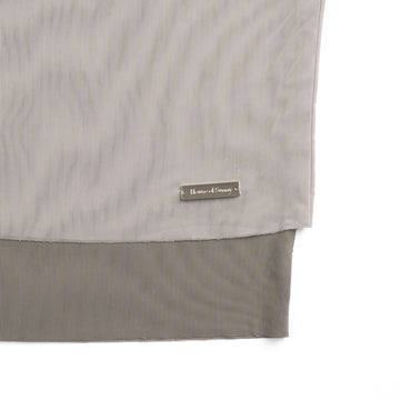 House of Sunny Womens Double Layer Mesh Top Pale Grey