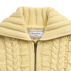 House of Sunny Womens Rolled Cuff Peggy Cardigan Butter