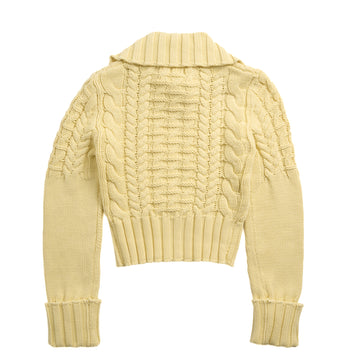 House of Sunny Womens Rolled Cuff Peggy Cardigan Butter