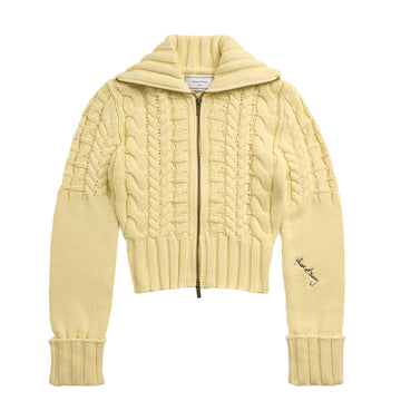 House of Sunny Womens Rolled Cuff Peggy Cardigan Butter