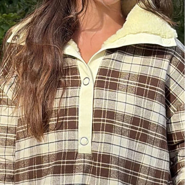 House of Sunny Womens Teddy Pullover Butter