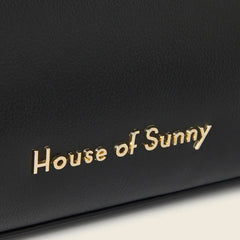 House of Sunny Womens The Shirley Bag Black