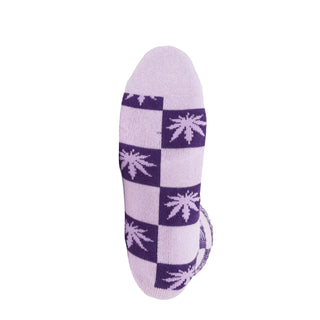 Huf Checkered Plantlife Sock Purple Huf