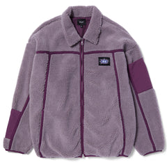 Huf Womens Livingston Sherpa Jacket Dust Purple Huf