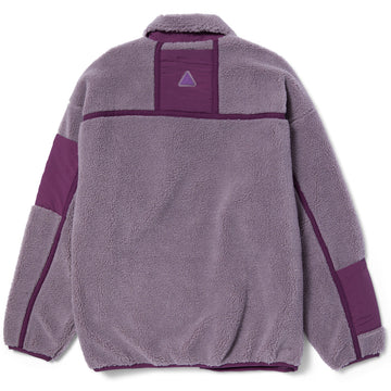 Huf Womens Livingston Sherpa Jacket Dust Purple Huf