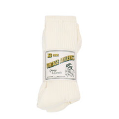 Ivy Ellis Vintage Atheltic Socks 3 Pack Cream