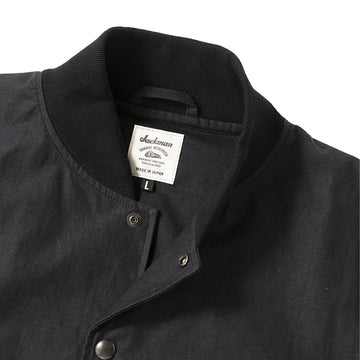 Jackman Back Nep Award Jacket Black - Parasol Store