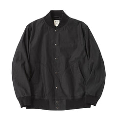 Jackman Back Nep Award Jacket Black - Parasol Store