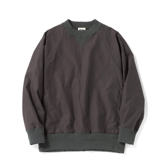 Jackman Back Nep Crew Neck Dark Grey / Green - Parasol Store