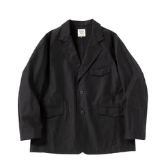 Jackman Back Nep Jacket Black - Parasol Store