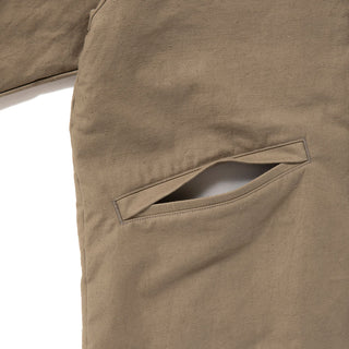 Jackman Back Nep Padded Coach Jacket Sepia - Parasol Store
