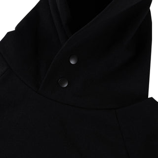 Jackman Chewy Pullover Parka Hooded Sweat Black