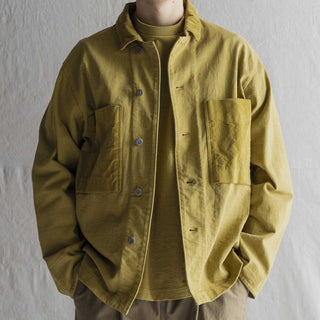 Jackman Dotsume BB Shirt Moss - Parasol Store