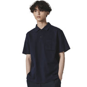 Jackman Dotsume Pocket Polo Navy - Parasol Store