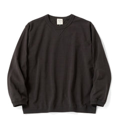 Jackman Dotsume Rib L/S T-shirt Ink Black - Parasol Store