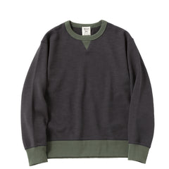 Jackman GG Sweat Crewneck Ink Black / Green - Parasol Store