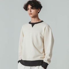 Jackman GG Sweat Crewneck Ivory / Ink Black - Parasol Store