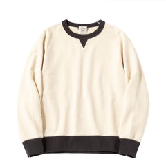 Jackman GG Sweat Crewneck Ivory / Ink Black - Parasol Store
