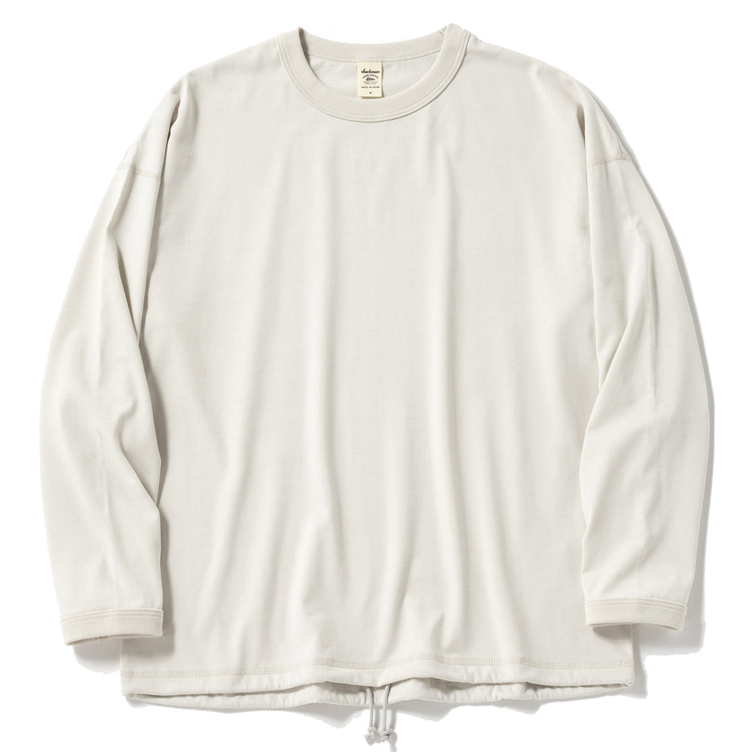 Jackman Grace Himo L/S T-Shirt Rosin White - Parasol Store