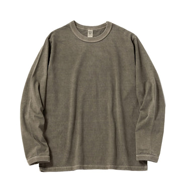 Jackman Lead-Off LS T-shirt Fade Sepia - Parasol Store
