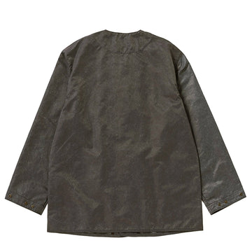 Jackman Pigment Collarless Jacket Olive - Parasol Store