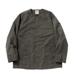 Jackman Pigment Collarless Jacket Olive - Parasol Store